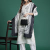 Dhiyona IE Floral Embroidered Linen Kurta with Trousers & Dupatta