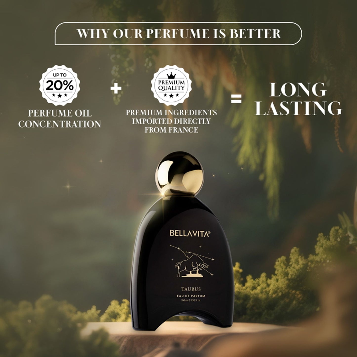 Bella Vita Organic Zodiac Collection Taurus Eau De Perfume