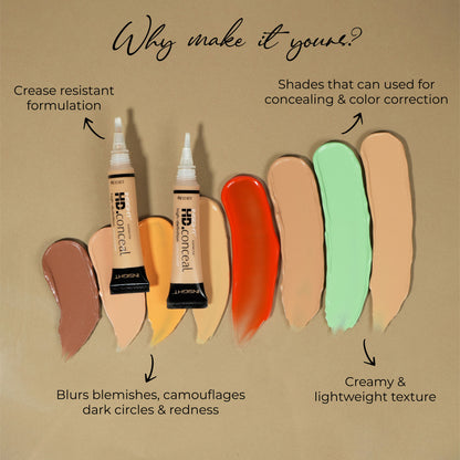 Insight Cosmetics HD Conceal - 09 Orange