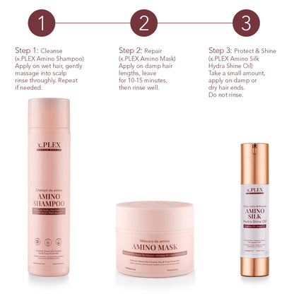 Beauty Gang Experts x.PLEX Amino Shampoo with Hyaluronic Acid & Pro-Vitamin B5 Plant Keratin