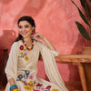 Indyancart SN Women's Embroidered Pure Cotton Straight Kurta &Trousers With Dupatta