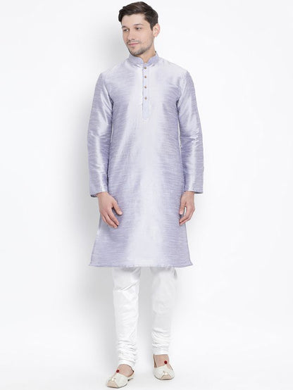 Men's Hawa Silk Blend Straight Kurta Pyjama Set