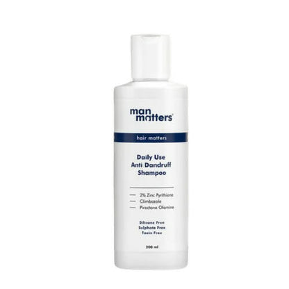 Man Matters Anti Dandruff Daily Use Shampoo, Reduces Dandruff, Flaking & Soothes Scalp Irritatio