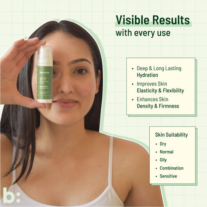 Biocule Aqua Boost Hydrating Face Serum - For All Skin Types