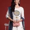Dhiyona IE Ethnic Motifs Embroidered Mirror Work Kurta with Trousers & Dupatta
