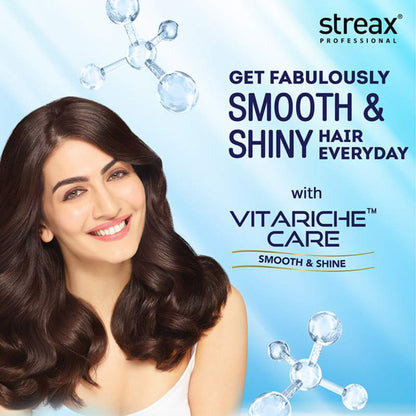 Streax Professional Vitariche Care Smooth & Shine Shampoo For Normal to Dry Hair