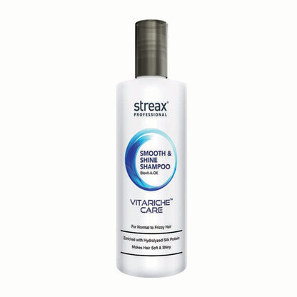 Streax Professional Vitariche Care Smooth & Shine Shampoo For Normal to Dry Hair