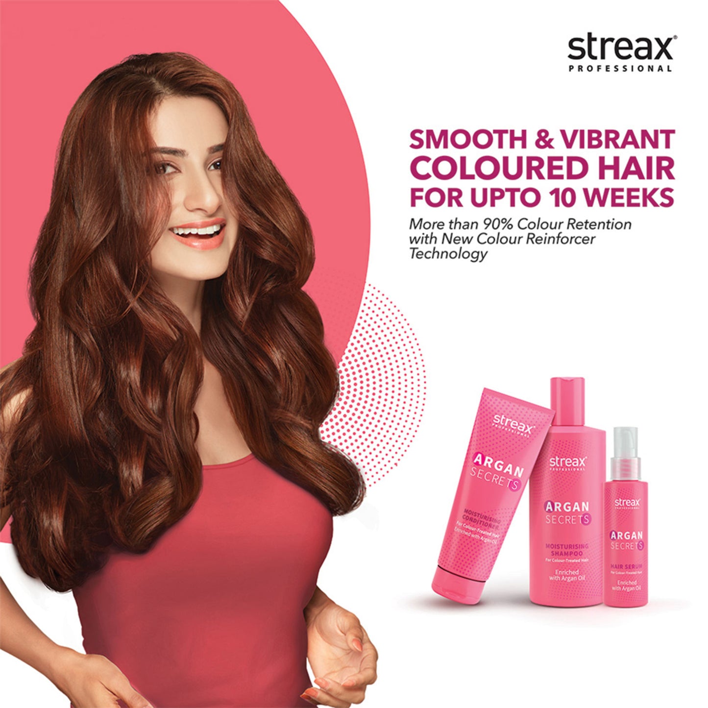 Streax Professional Argan Secrets Colour Protect Conditoner for Coloured Hair