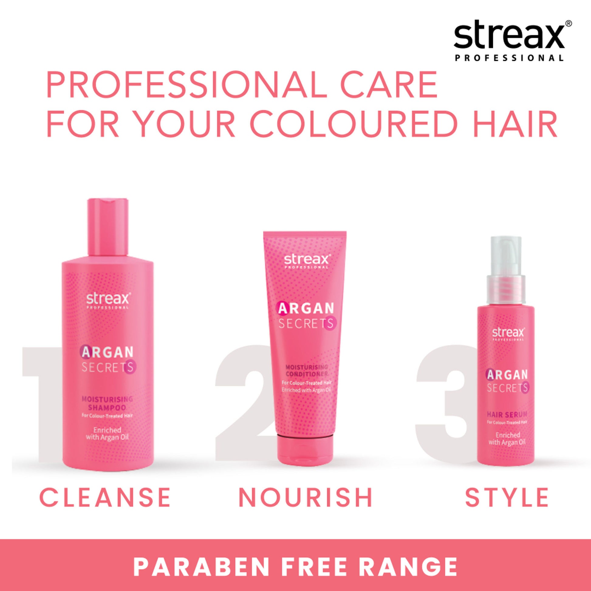 Streax Professional Argan Secrets Colour Protect Conditoner for Coloured Hair