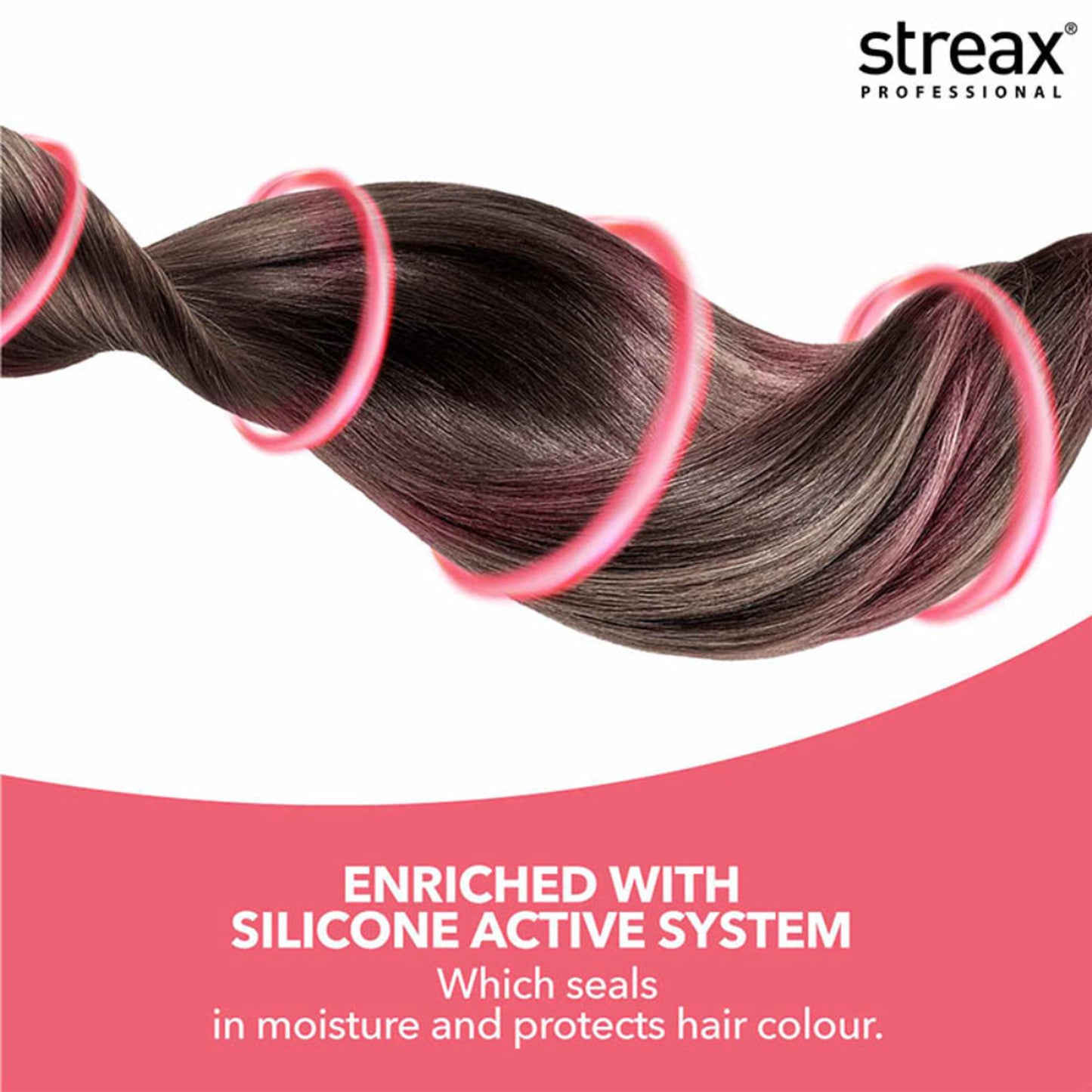 Streax Professional Argan Secrets Hair Colourant Cream - Flame Red - Natural Black 1