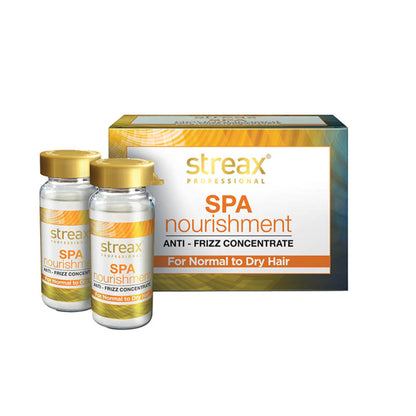 Streax Professional Spa Nourishment Anti-Frizz Concentrate, For Normal to Dry Hair