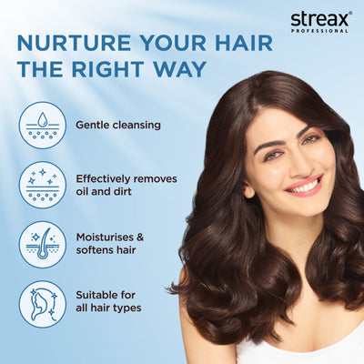 Streax Professional Spa Nourishment Shampoo, With Honey and Olive Oil