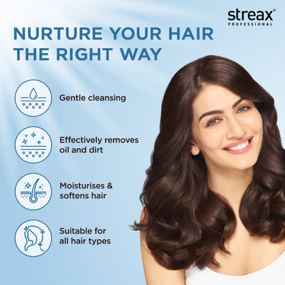 Streax Professional Spa Nourishment Shampoo, With Honey and Olive Oil