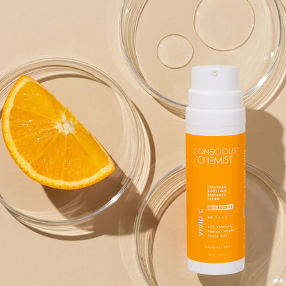 Conscious Chemist 10% Vitamin C Face Serum (Advanced) With Peptiide Complex For Glowing Skin