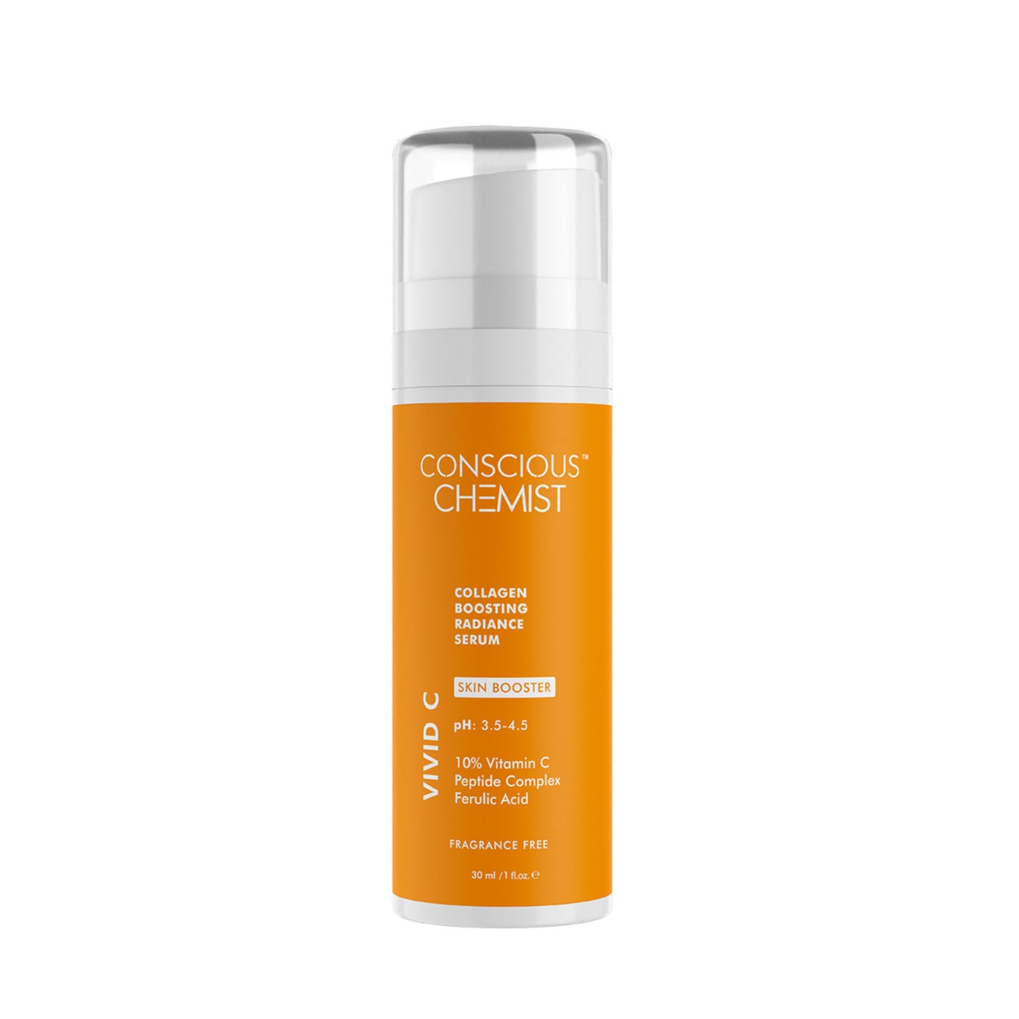 Conscious Chemist 10% Vitamin C Face Serum (Advanced) With Peptiide Complex For Glowing Skin