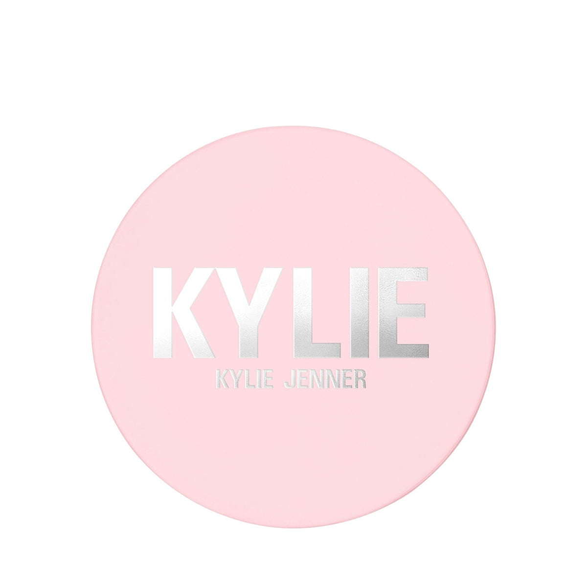 Kylie Cosmetics Loose Powder in 100 Translucent, finely milled translucent face powder in a sleek compact.
