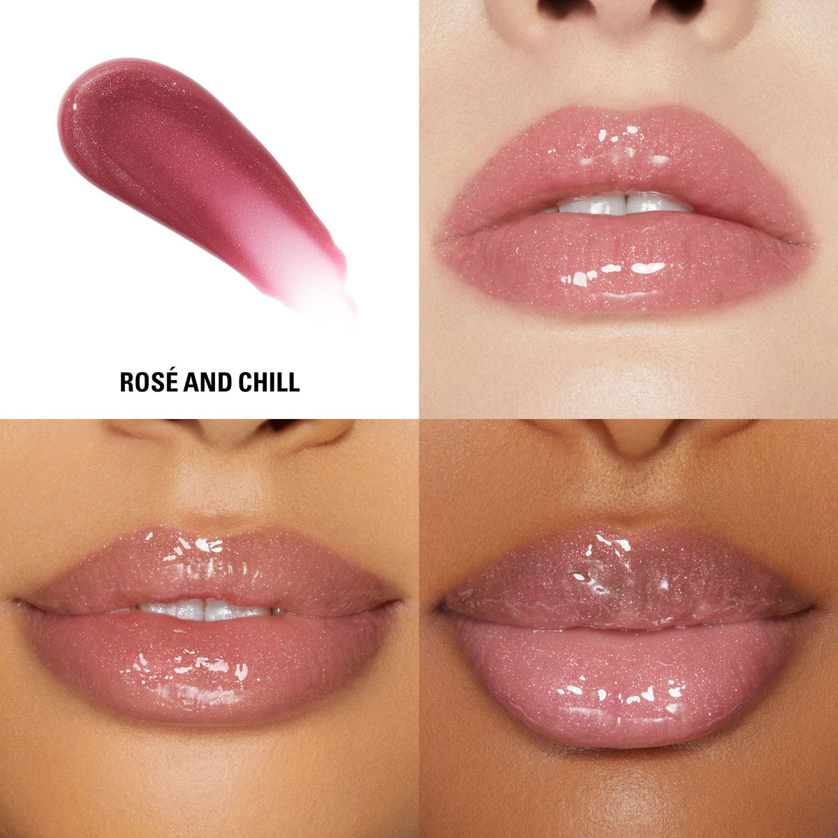 Kylie Cosmetics Plumping Lip Gloss - 343 Rose' And Chill