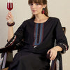 Dhiyona IE Women Yoke Design Embroidered Cotton Kurta with Trousers & Dupatta