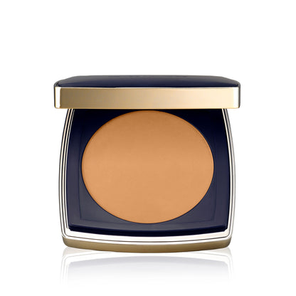 Estee Lauder Double Wear Stay-In-Place Matte Powder in shade 4W2 Toasty Toffee, showing the compact with open lid and powder inside.