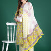Dhiyona IE Floral Printed Pure Cotton Kurta with Trousers & Dupatta