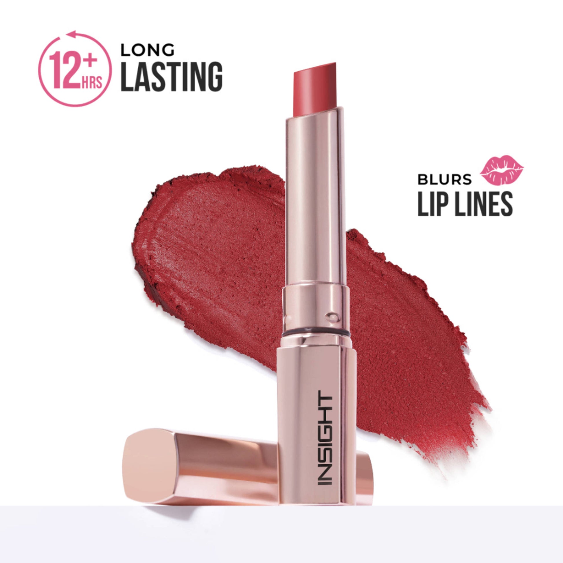 Insight Cosmetics Ultra Lightweight Mousse Formula Lipstick - Cranberry Crumble