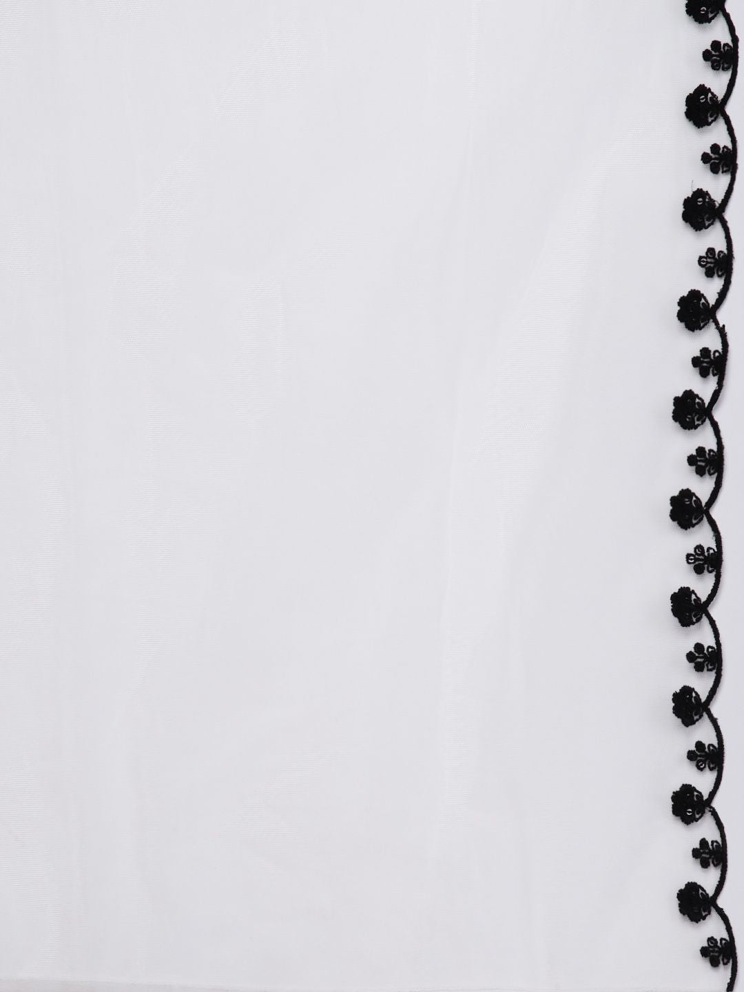 Dhiyona IE Women Floral Yoke Design Empire Sequinned Kurta with Trousers & Dupatta