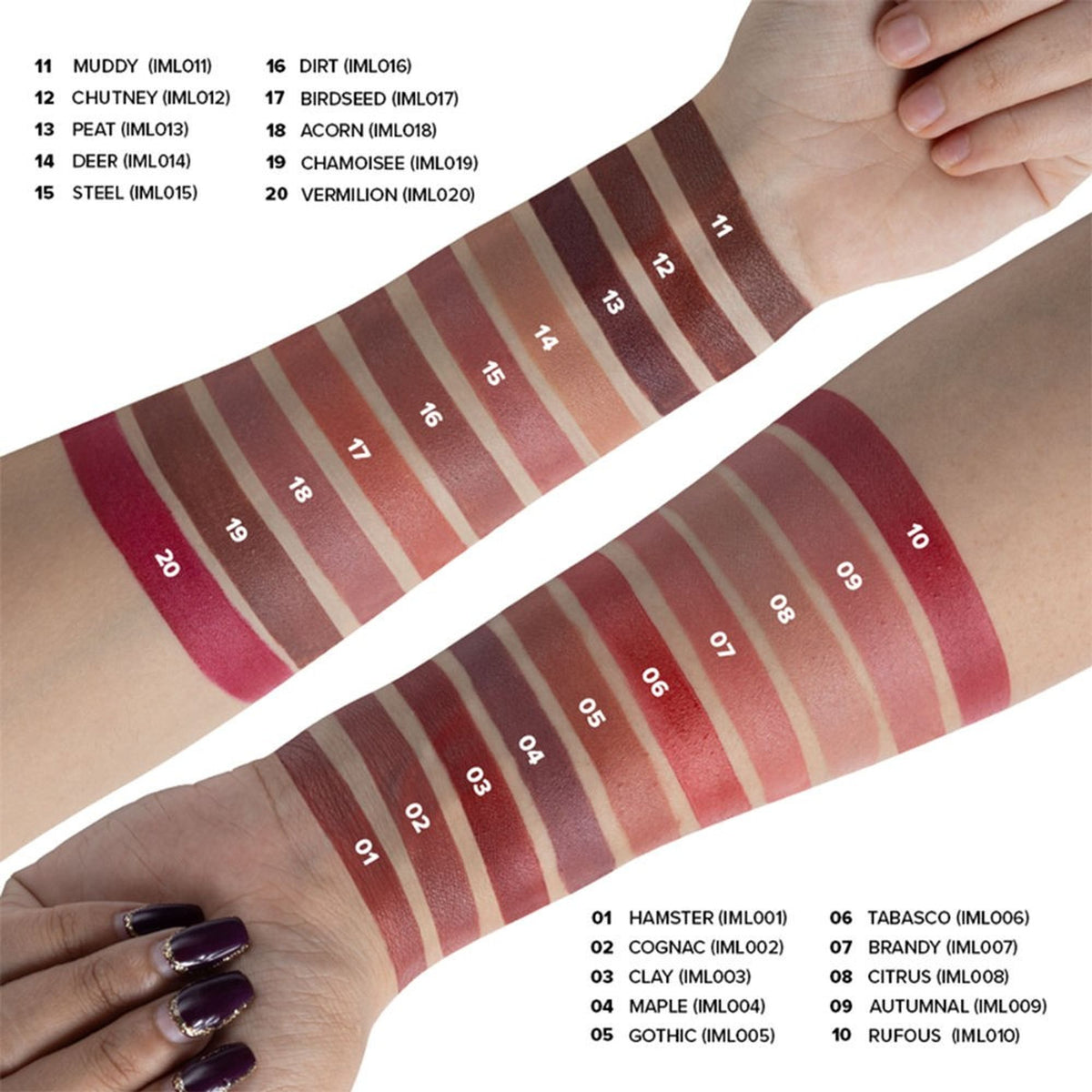 Daily Life Forever52 I'm Unlimited Lipstick in Clay shade, showcasing a smooth, creamy lipstick tube with a warm nude color.
