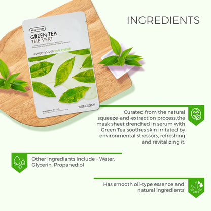 The Face Shop Real Nature Face Mask - Green Tea