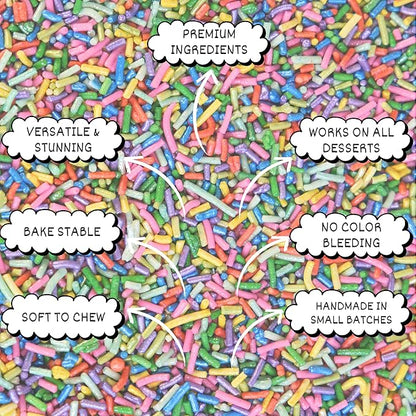 Confect Rainbow Sprinkles for Decoration 11