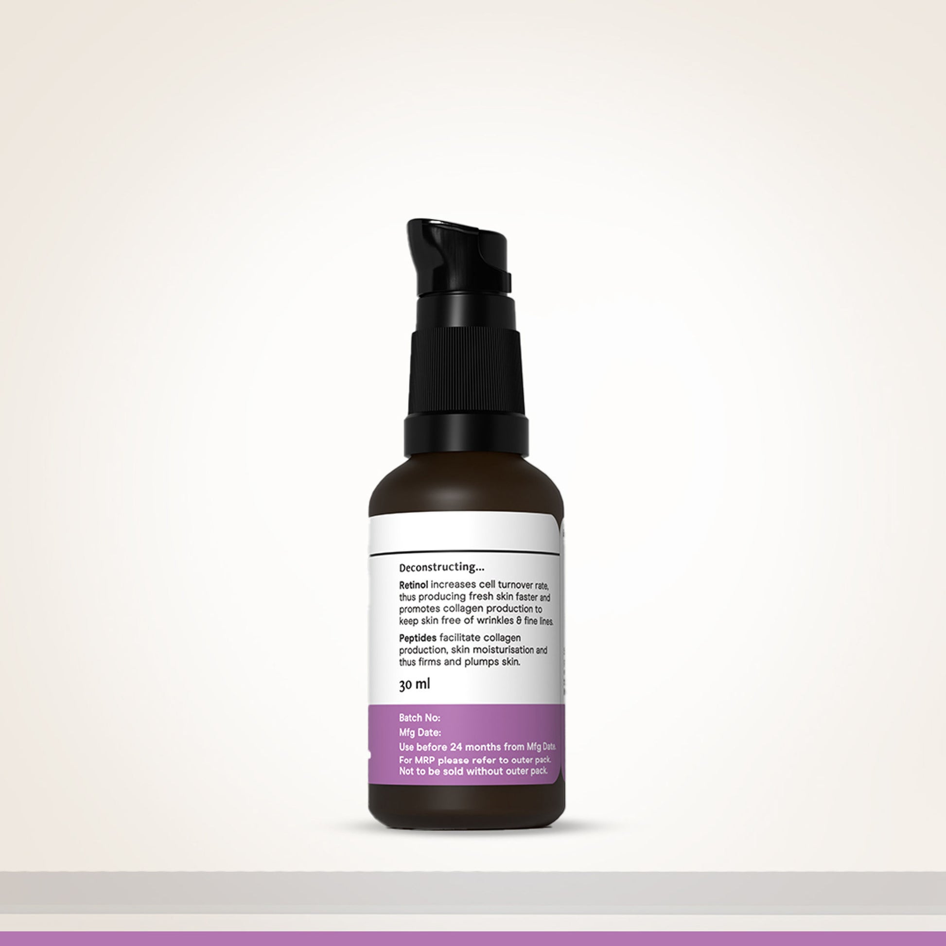 Deconstruct Retinol & Peptide Serum, 0.2% Retinol + 1% Peptide, Anti-Aging
