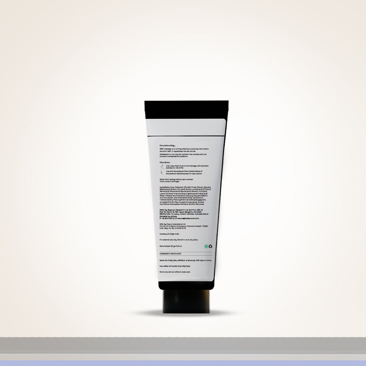 Deconstruct Oil-Free Moisturizer, Lightweight, Non-Sticky, 72H Hydration