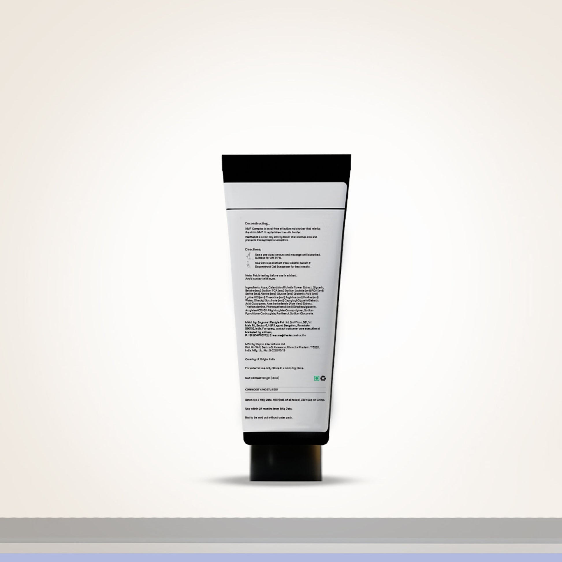 Deconstruct Oil-Free Moisturizer, Lightweight, Non-Sticky, 72H Hydration