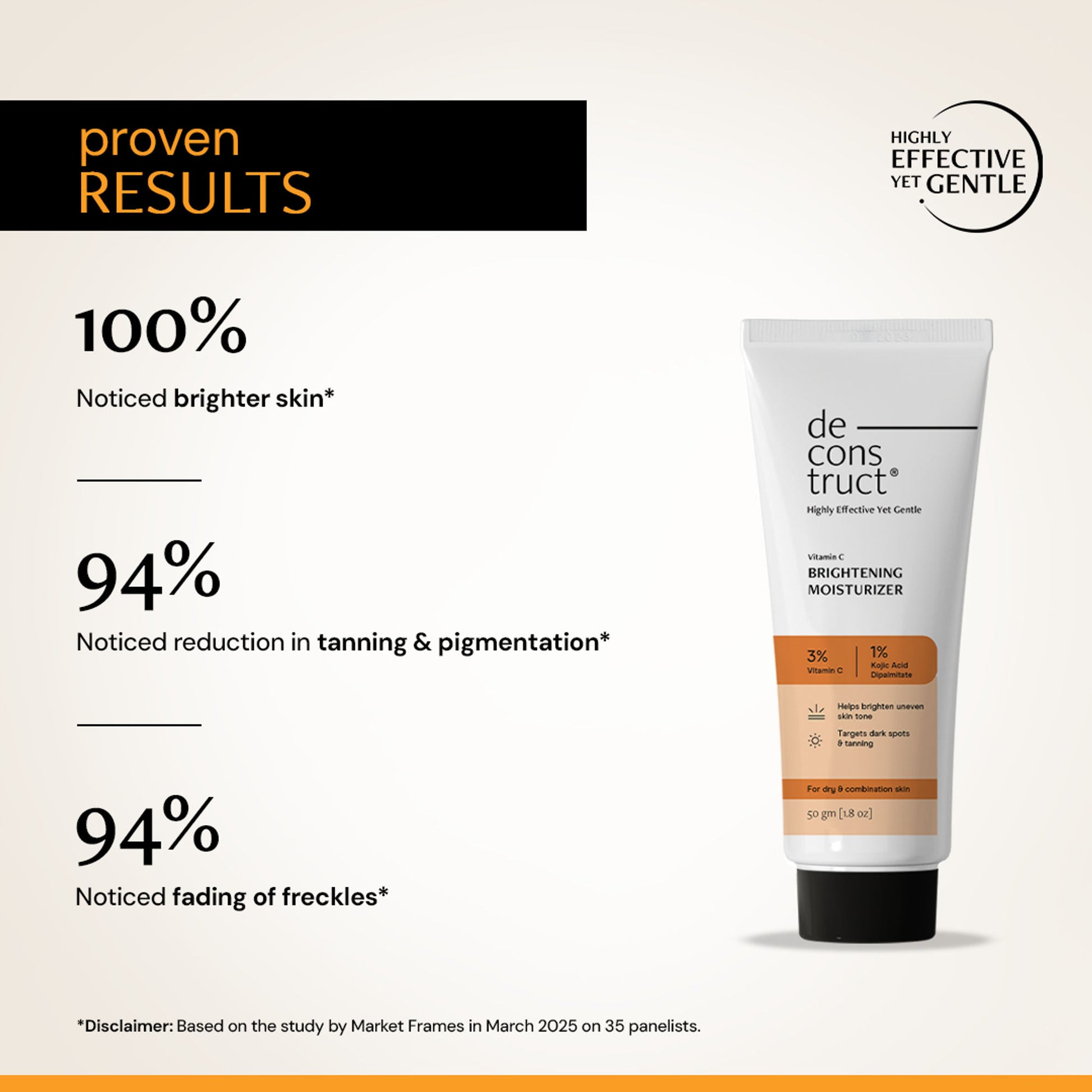 Deconstruct Niacinamide Brightening Face Moisturizer, Brightens & Reduces Dark Spots