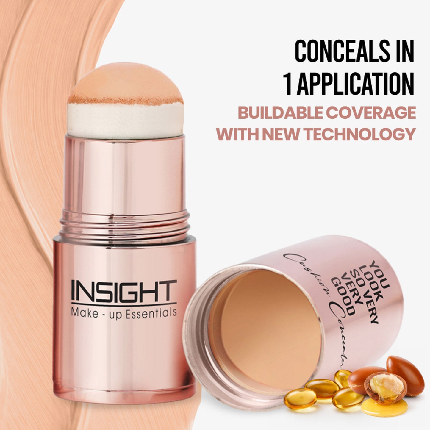 Insight Cosmetics Make-Up Essentials Cushion Concealer - Shortbread