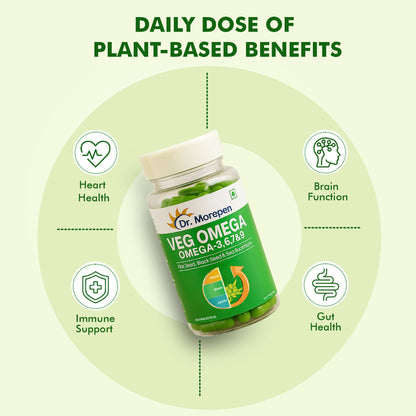 Dr. Morepen Veg-Omega Veg Capsules