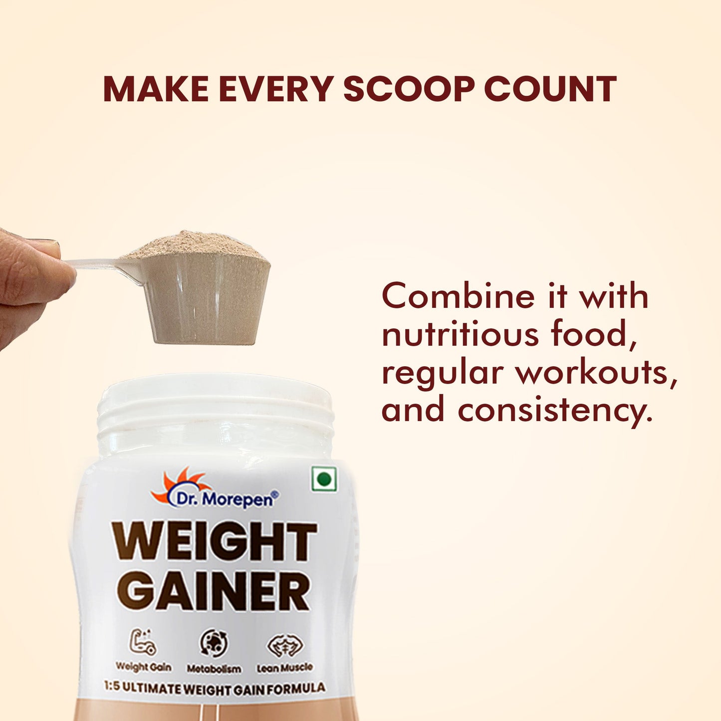 Dr. Morepen Weight Gainer - Chocolate Flavor