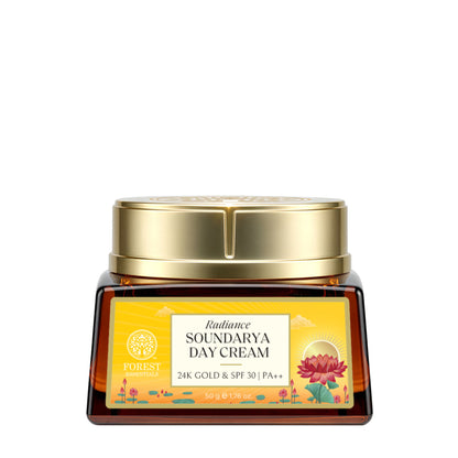 Forest Essentials Soundarya Radiance Cream With 24K Gold And SPF25