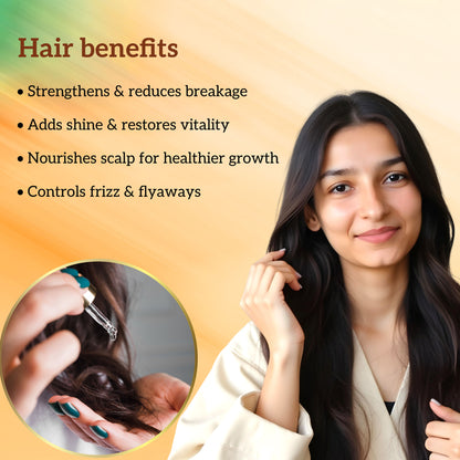 inatur Argan Oil, Cold Pressed & Organic, for Skin & Hair, Moisturizing & Vitamin-Rich