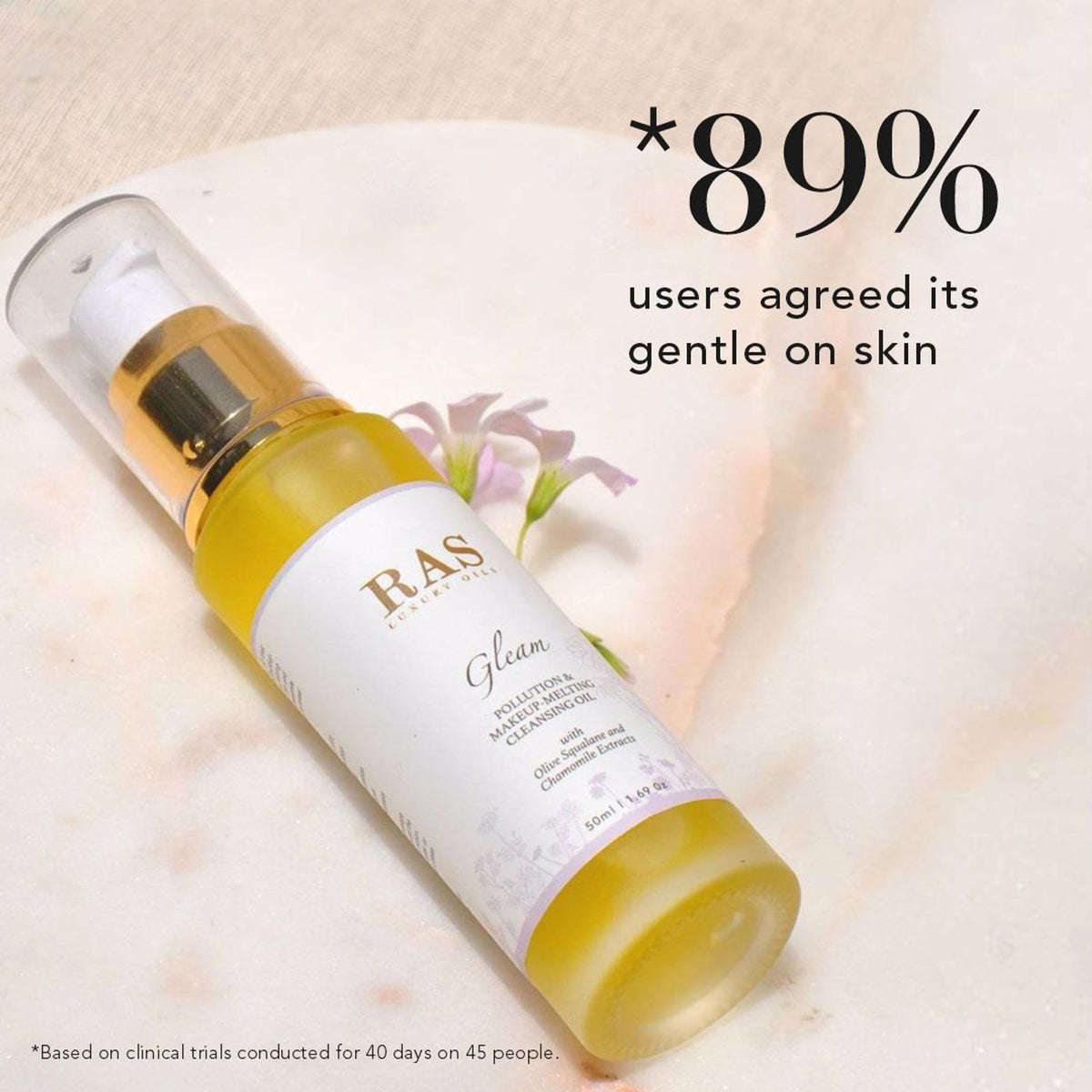 RAS Luxury Oils Gleam - Pollution And Makeup Melting Cleansing Oil