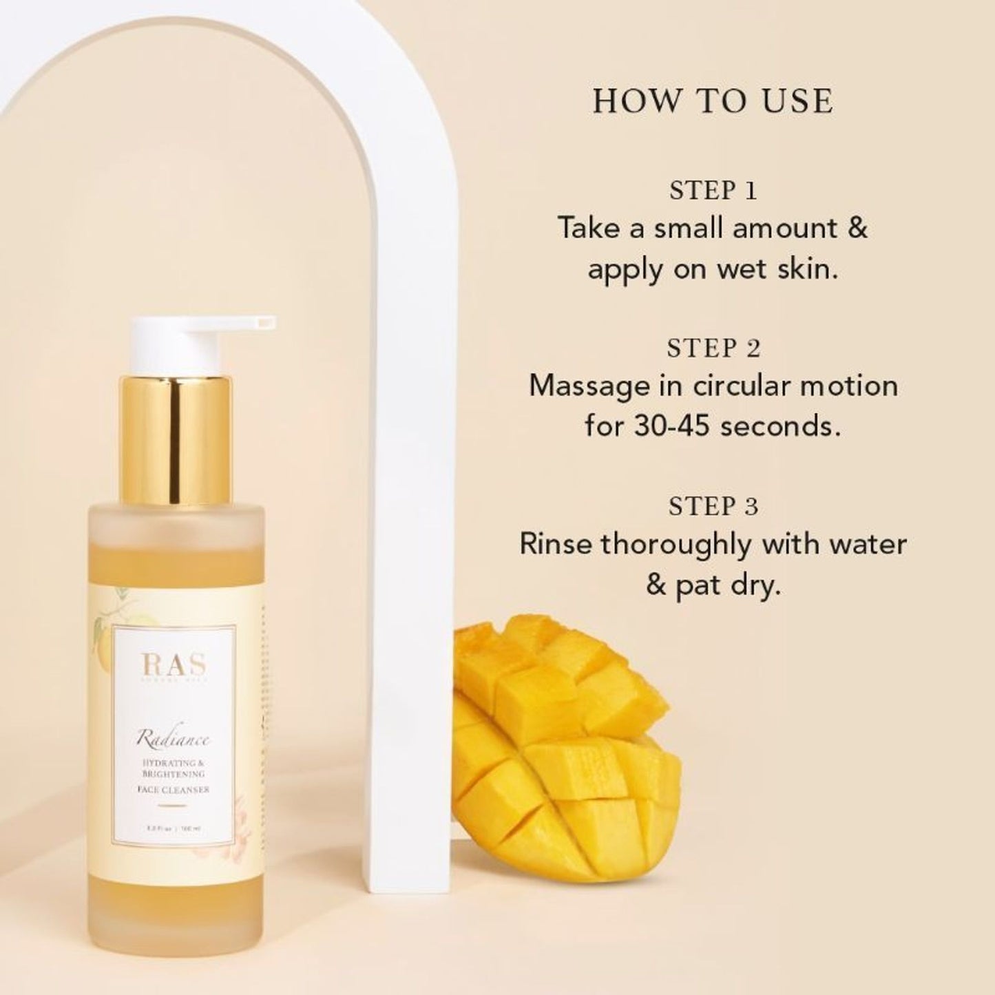 RAS Luxury Oils Radiance Hydrating & Brigtening Face Cleanser