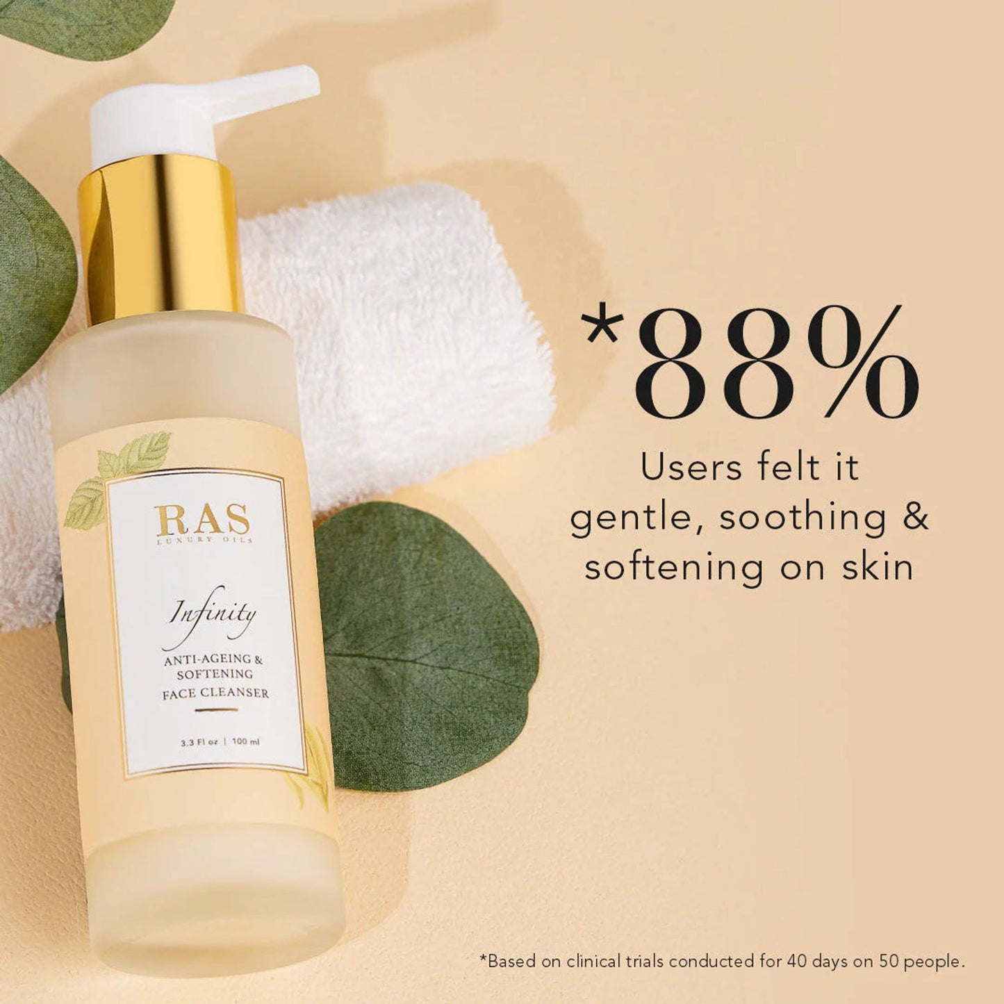RAS Luxury Oils Infinity Anti Ageing Creme Face Wash Cleanser