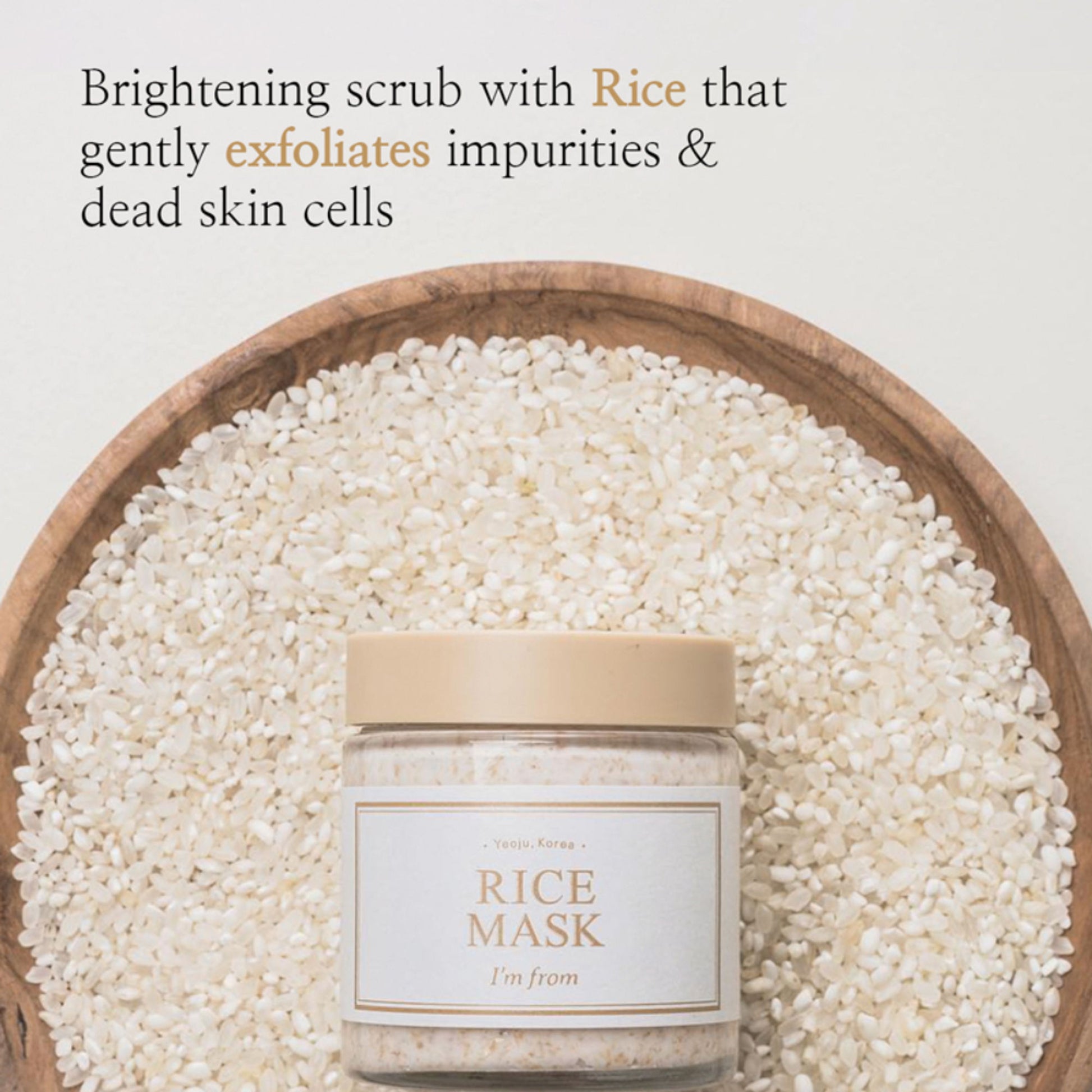 I'm From Rice Mask