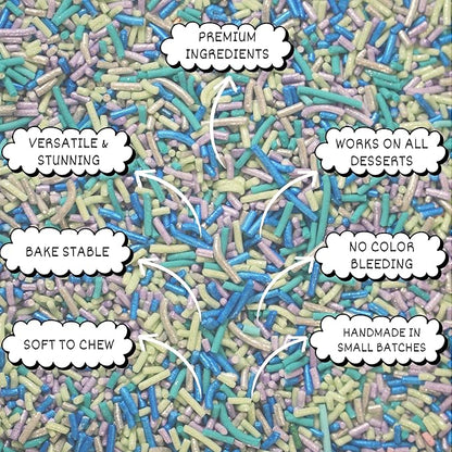 Confect Rainbow Sprinkles for Decoration 04