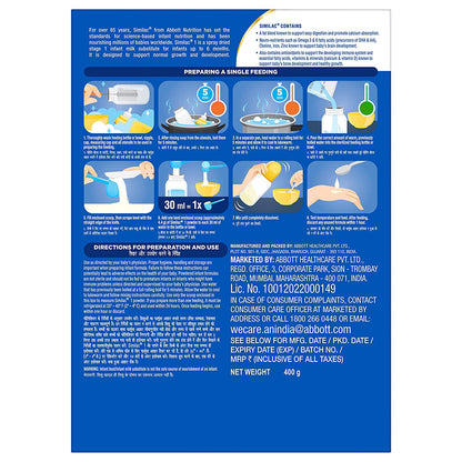 Similac Infant Formula Stage 1, Up To 6 Months - Indyancart