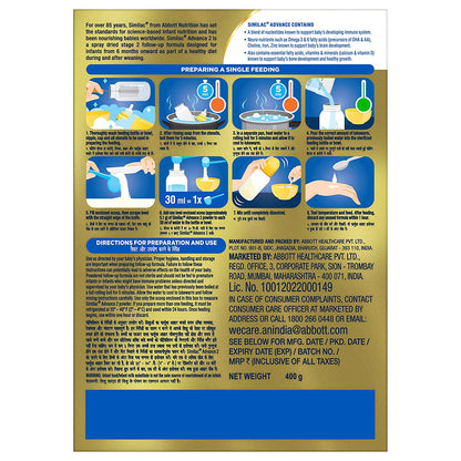 Similac Advance Follow-Up Formula Stage 2 Ingredients