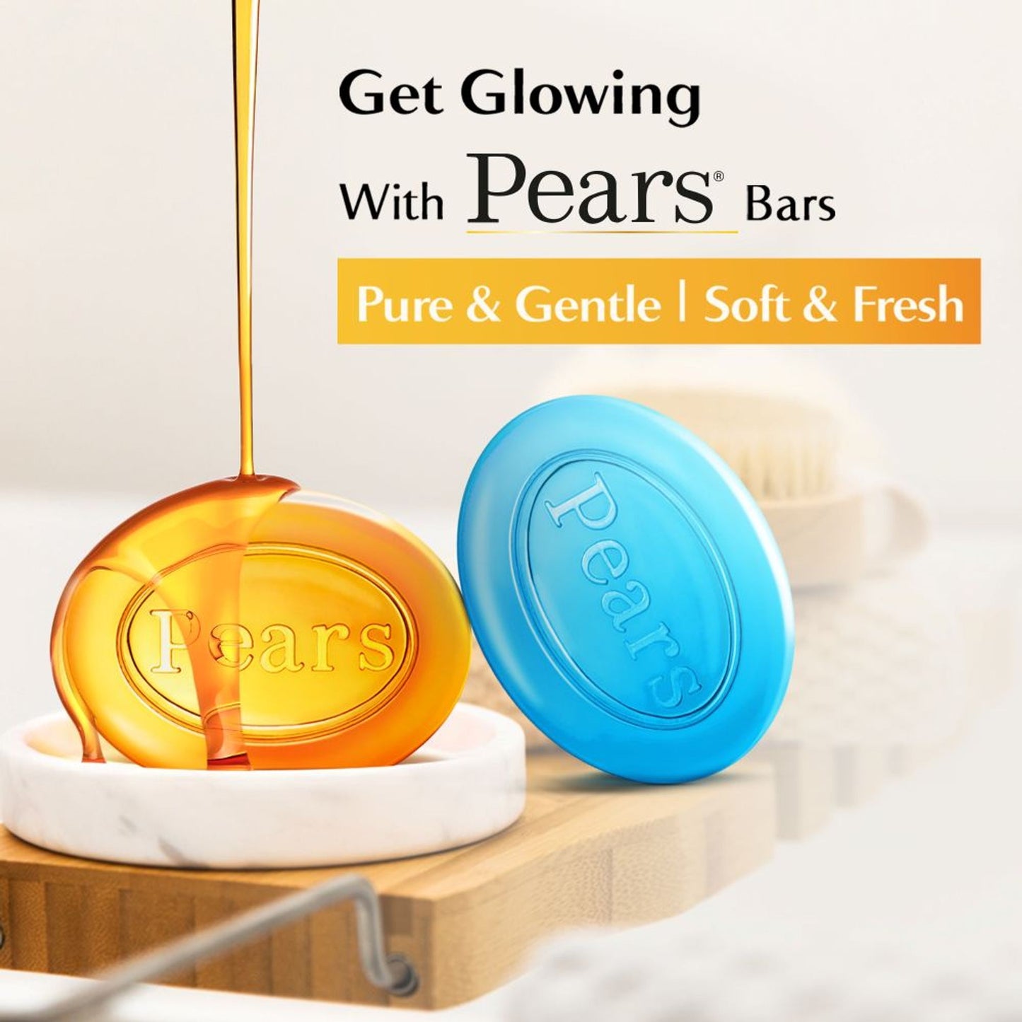 Pears Glowing Skin Collection Variety 5 Bathing Bars