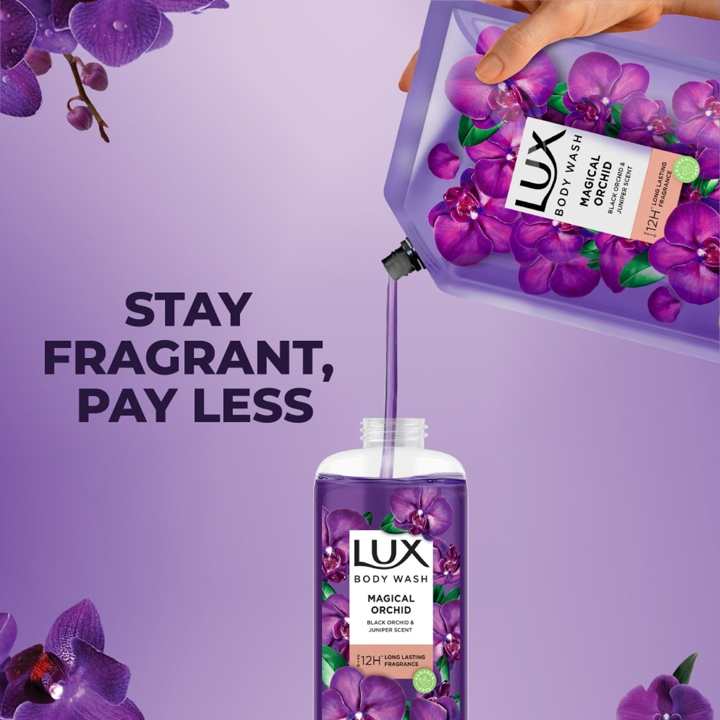 Lux Body Wash With 12 Hours Lasting Fragrance