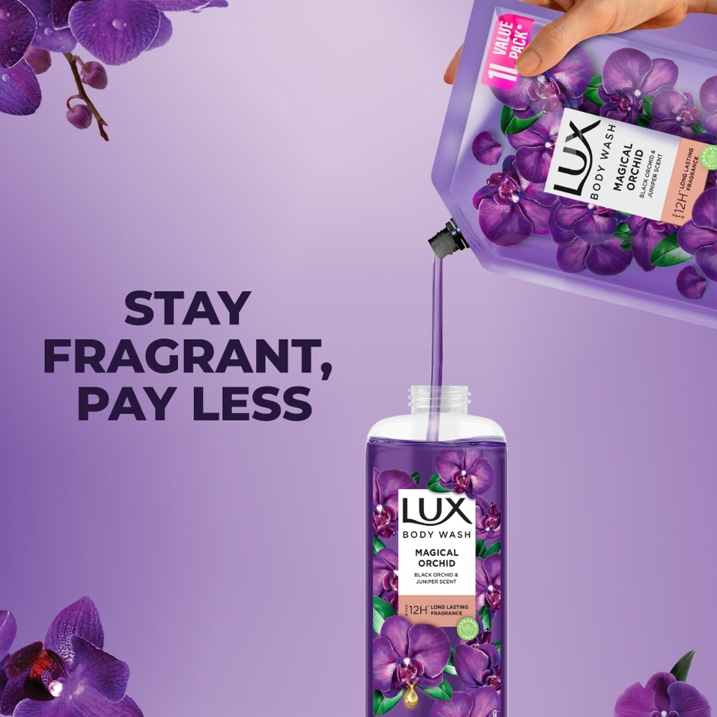 Lux Frag Refill Body Wash