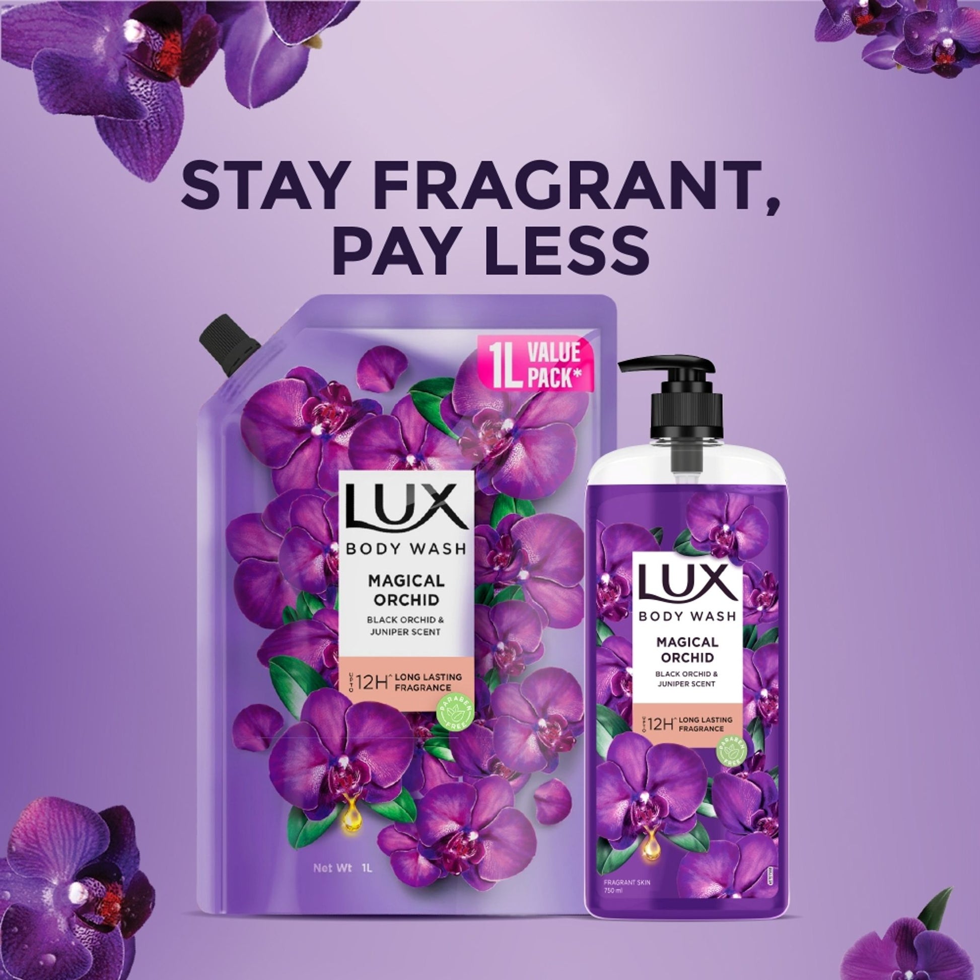 Lux Frag Refill Body Wash