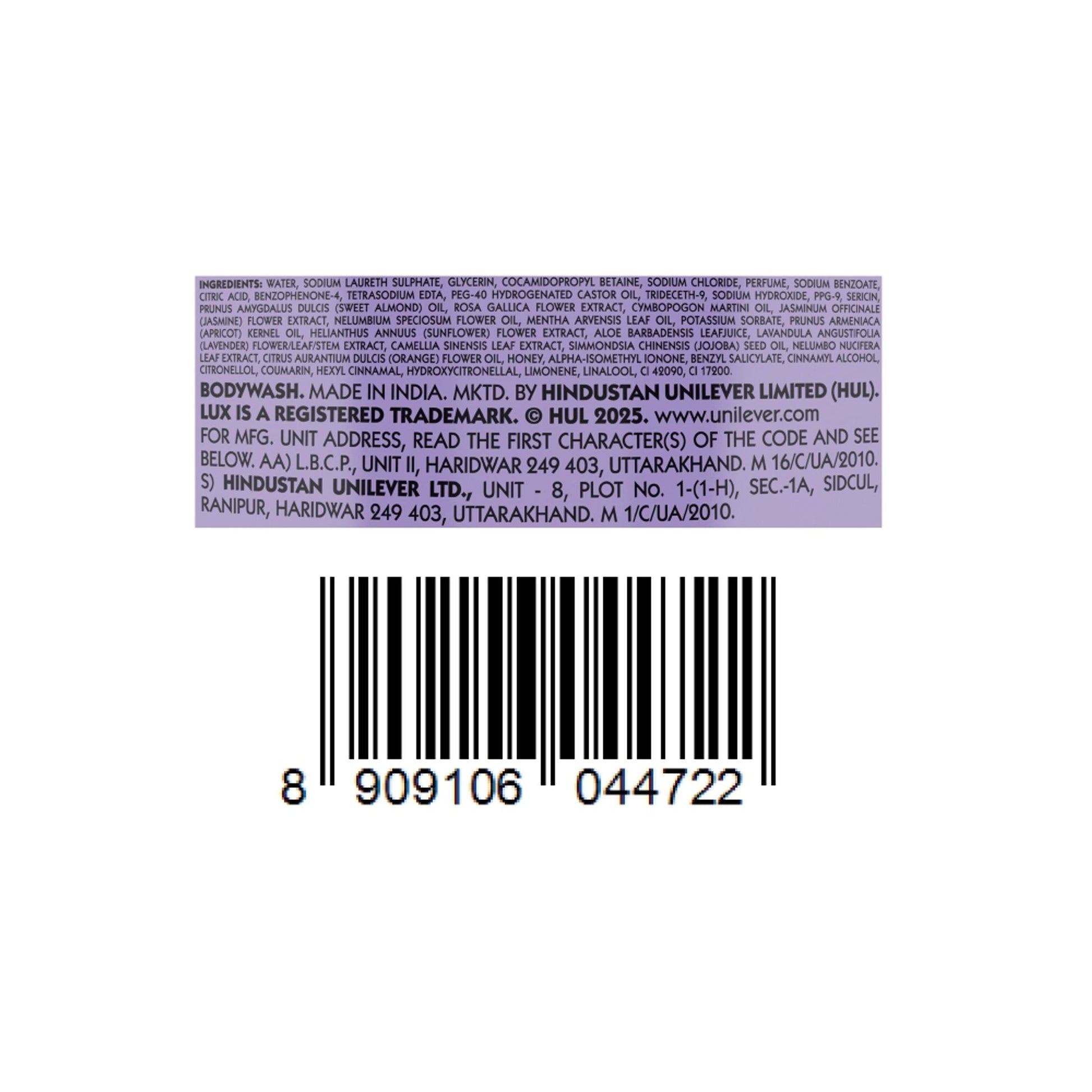 Lux Frag Refill Body Wash